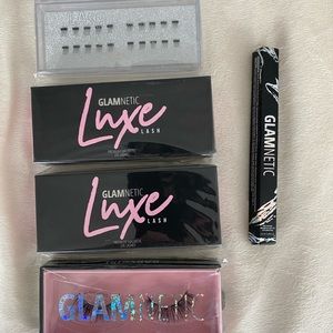BNIB Glamnetic 3 Magnetic Lashes, 1 Liner, Anchors